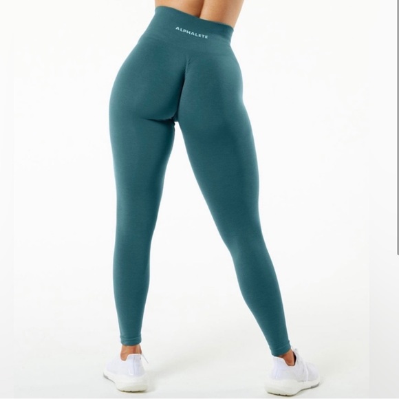 Alphalete Amplify Leggings Pier Blue (M) - Picture 1 of 1